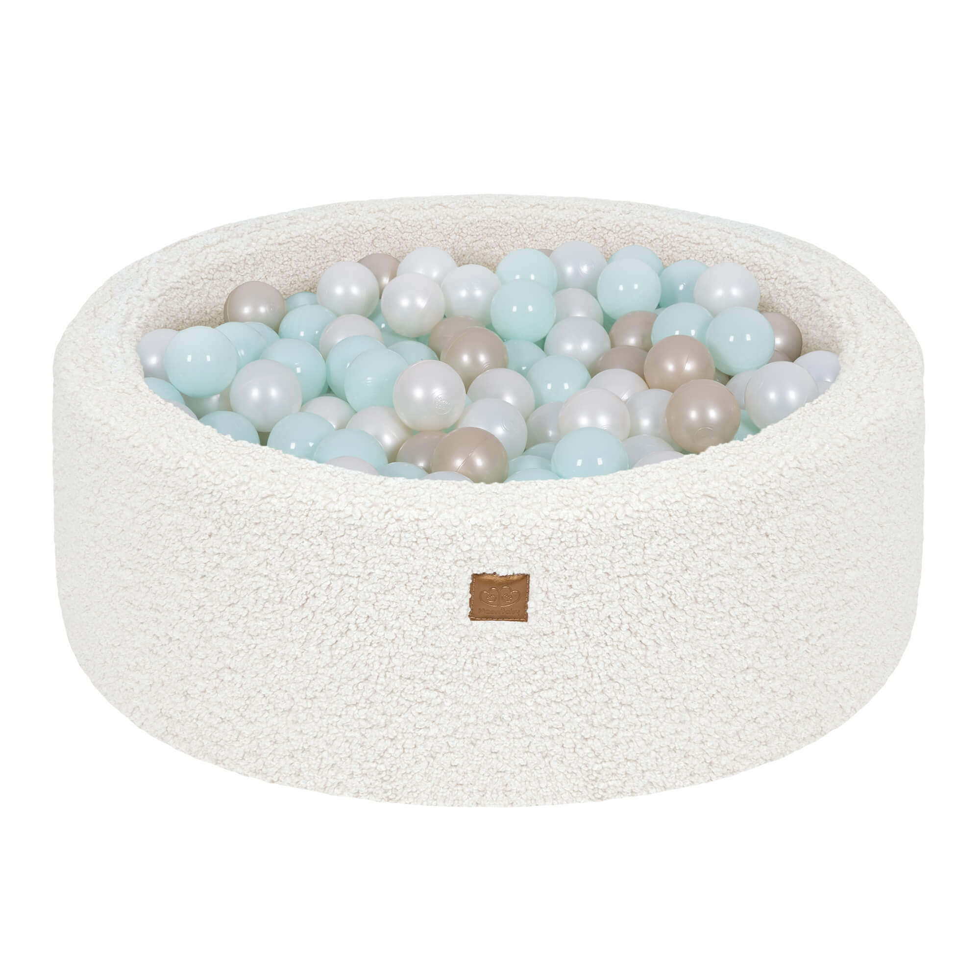 meowbaby-piscine-balles-ronde-90x30-cm-bearly-blanc-cass-200-balles image 6