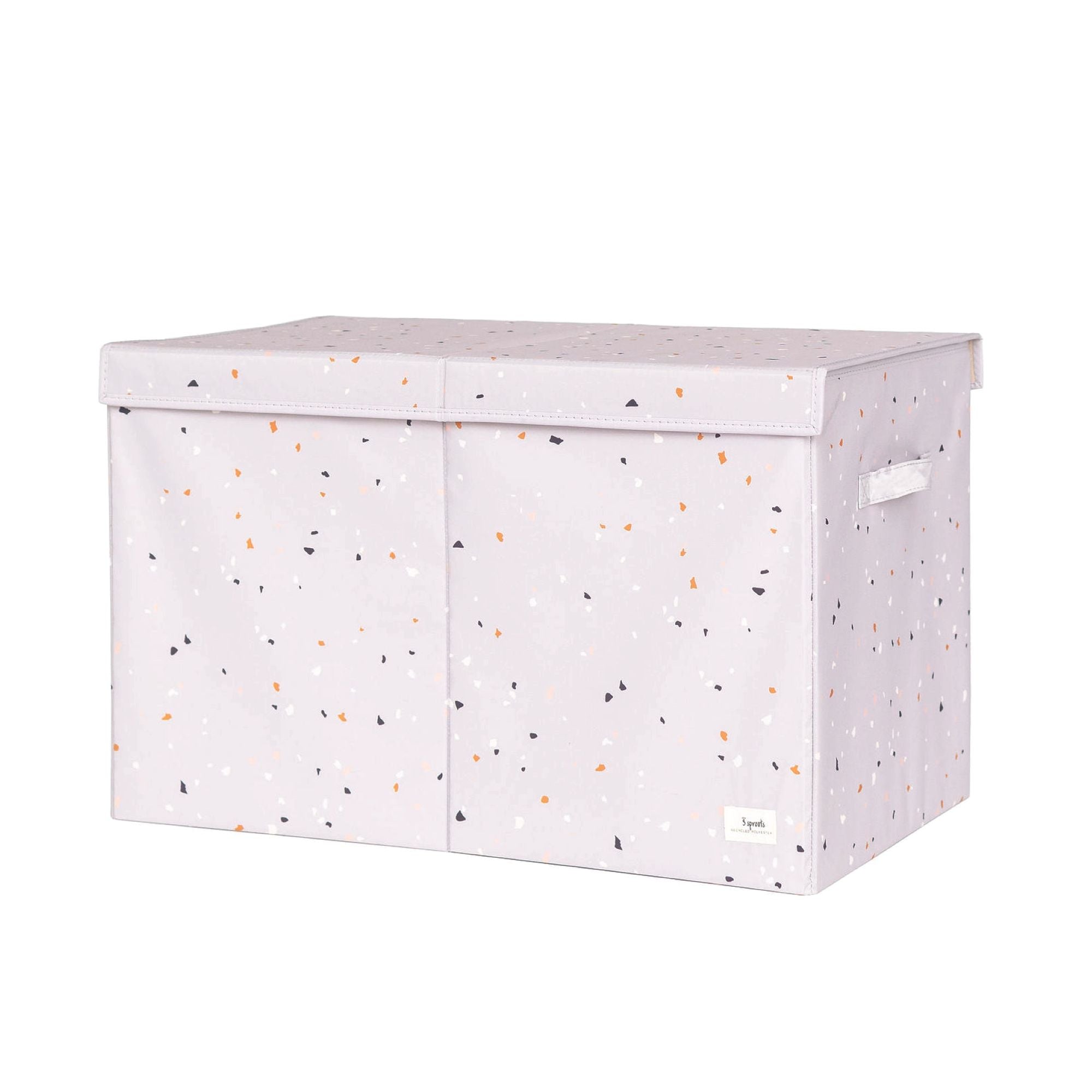 3-sprouts-coffre-de-rangement-pliable-terrazzo-gris-recycl image 1