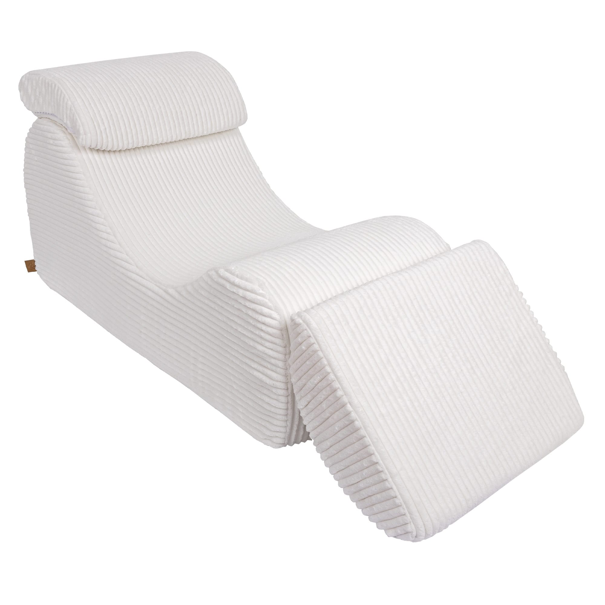 meowbaby-churros-fauteuil-lounge-vague-blanc image 6