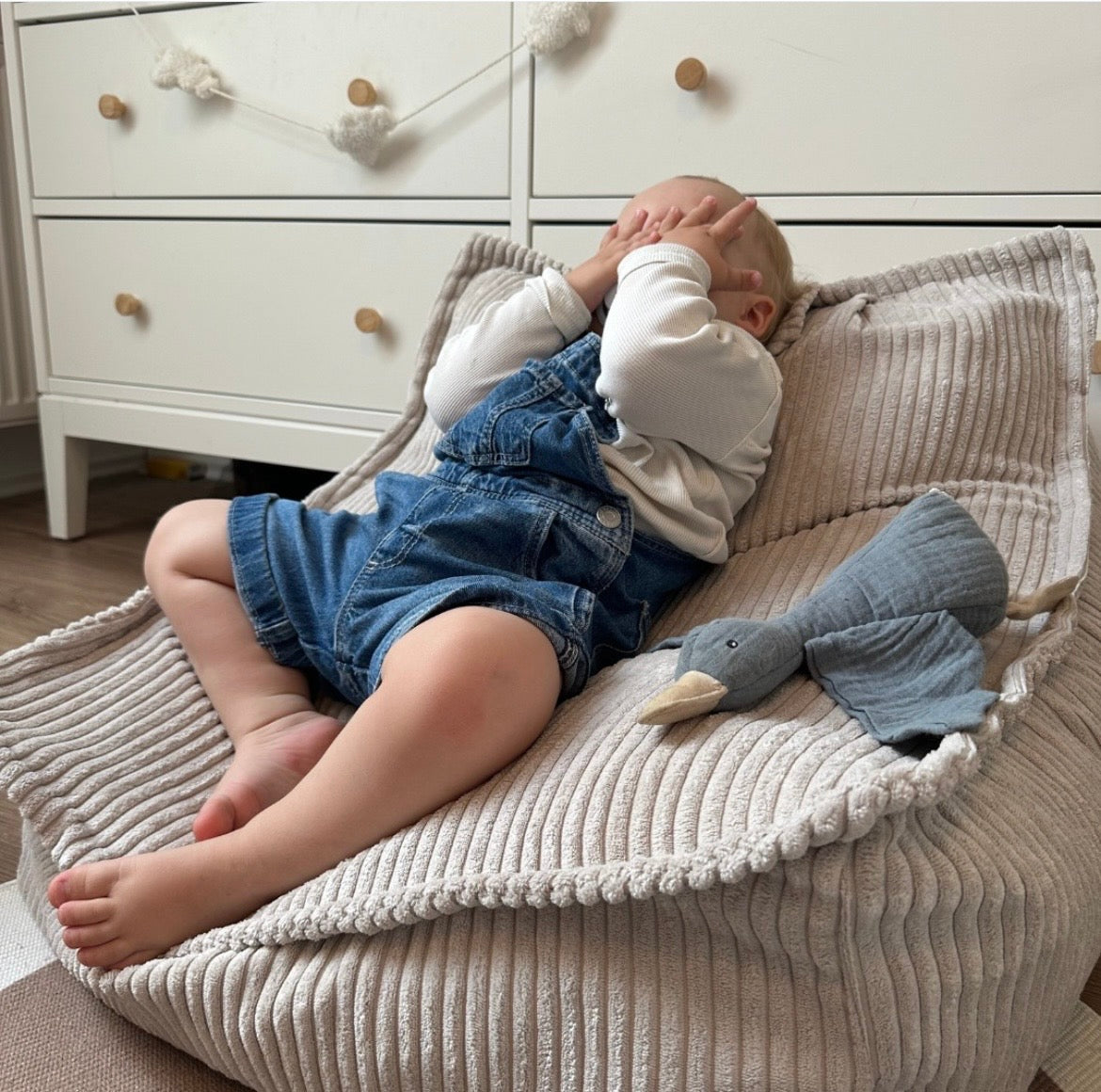 meowbaby-pouf-carr-velours-corduroy-larges-c-tes-aesthetic-si-ge-enfant image 5