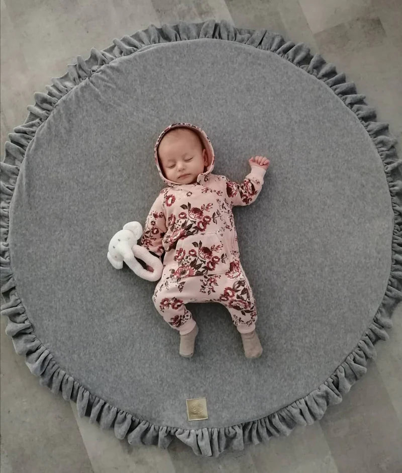 meowbaby-velvet-tapis-de-jeu-et-d-veil-pais-rond-en-velours image 4