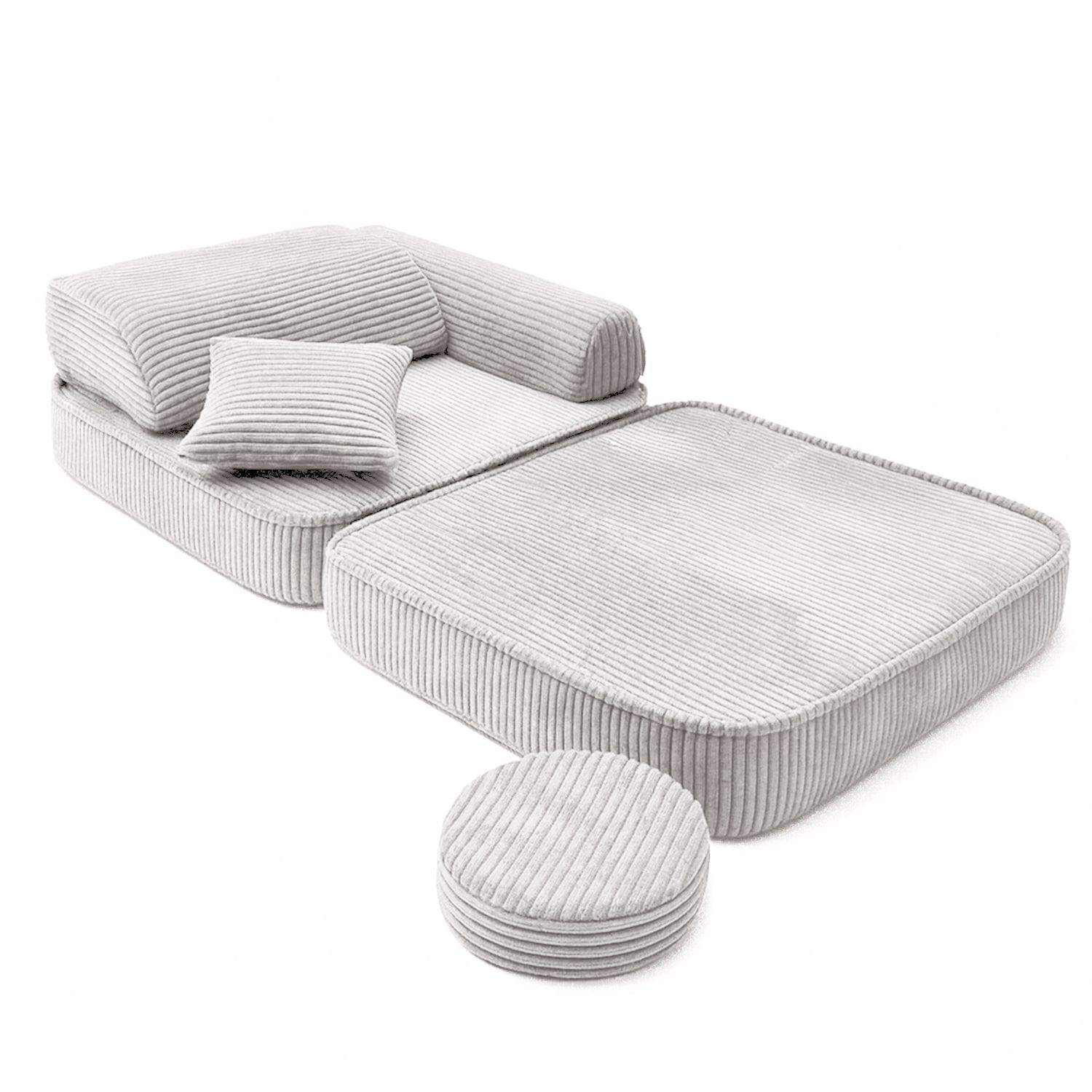meowbaby-fauteuil-modulable-pocket-60cm-aesthetic-corduroy-5-pi-ces image 3