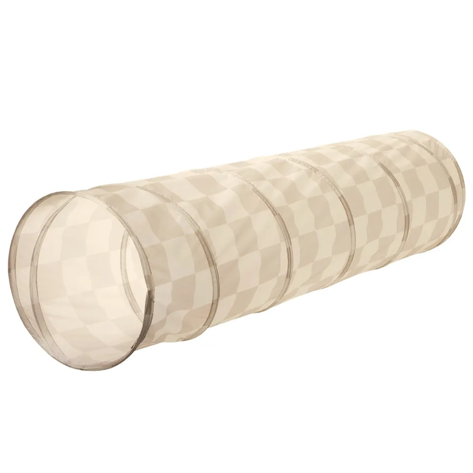 3-sprouts-tunnel-de-jeu-beige-damier-en-tissu-recycl image 1