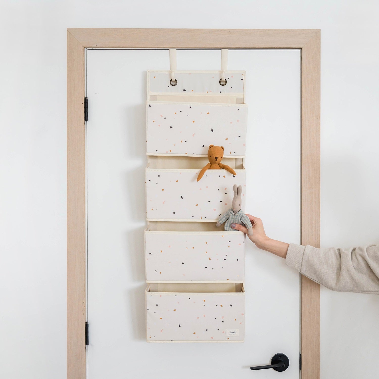 3-sprouts-organisateur-de-porte-terrazzo-cream-4-poches image 3