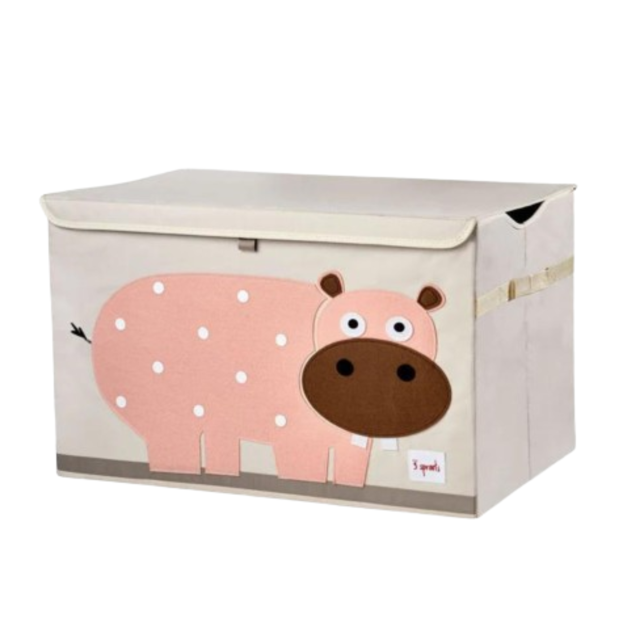 3-sprouts-hippo-coffre-jouets-animal-en-feutrine image 1
