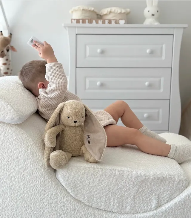 meowbaby-fauteuil-lounge-en-boucl-blanc image 1