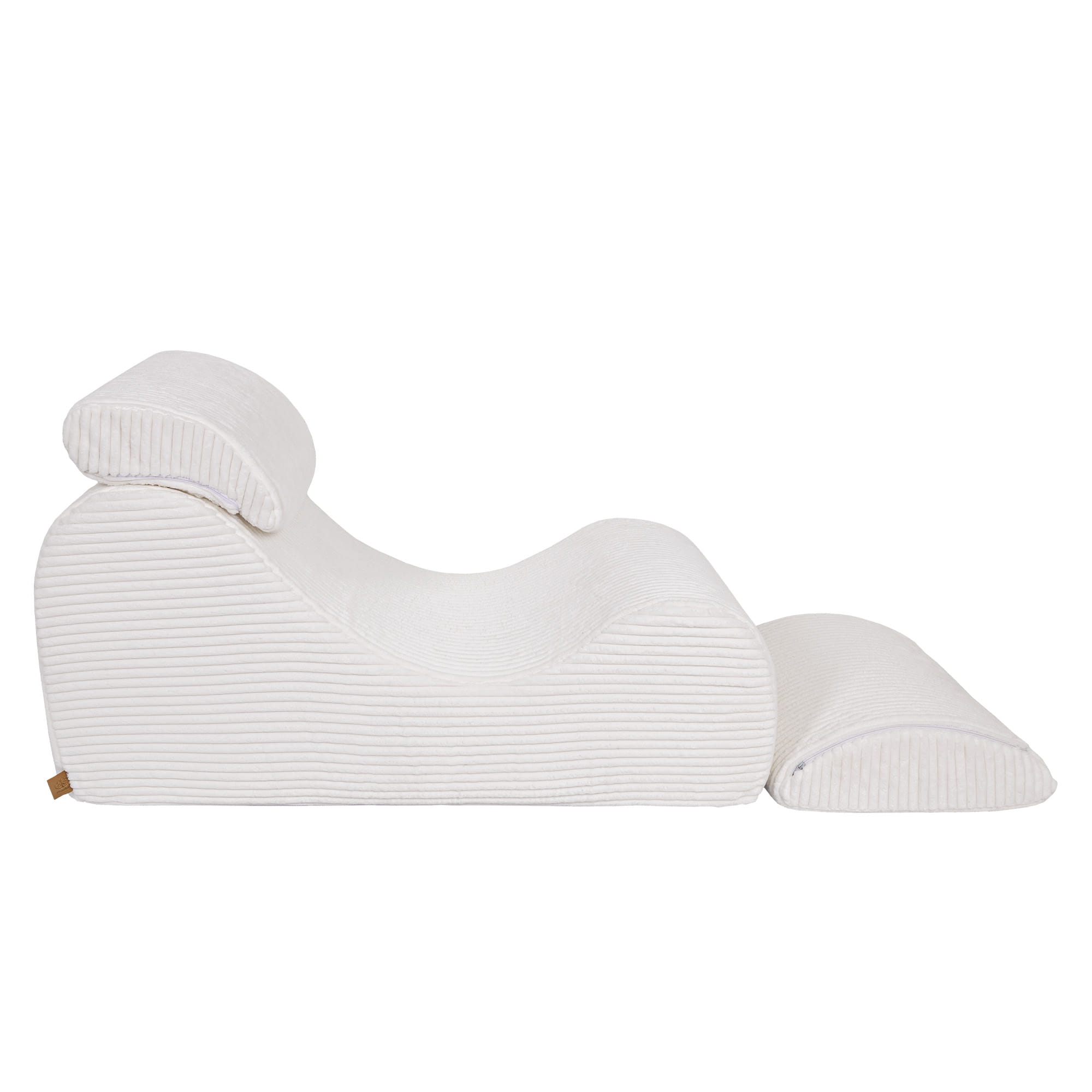 meowbaby-churros-fauteuil-lounge-vague-blanc image 5