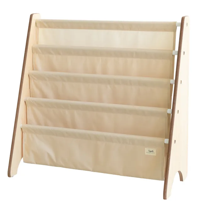 3-sprouts-beige-biblioth-que-porte-livres-en-tissu-recycl image 1