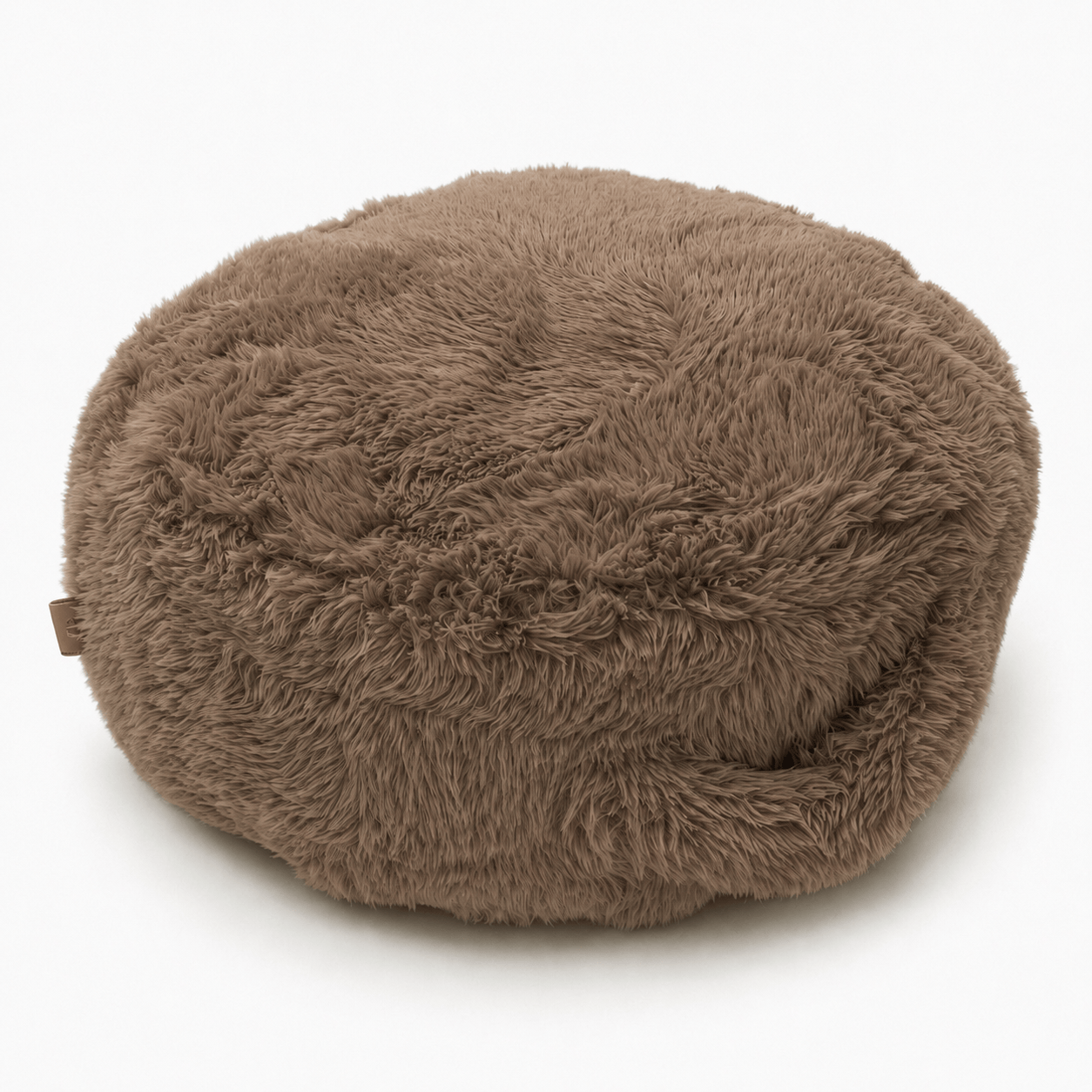 meowbaby-mammouth-coussin-de-sol-rond-en-fourrure image 2