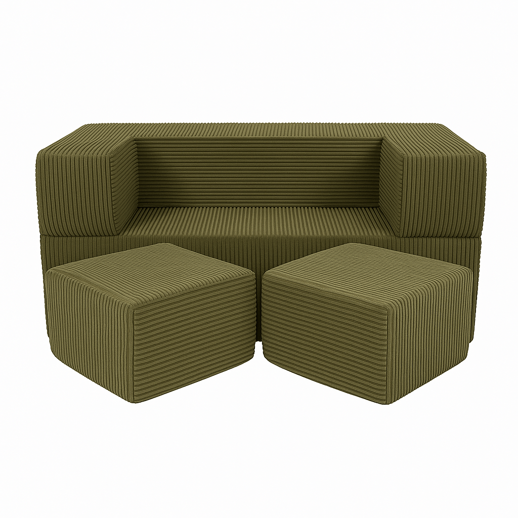 meowbaby-aesthetic-cube-96cm-canap-de-jeu-modulable-4-pi-ces-en-velours-corduroy image 3