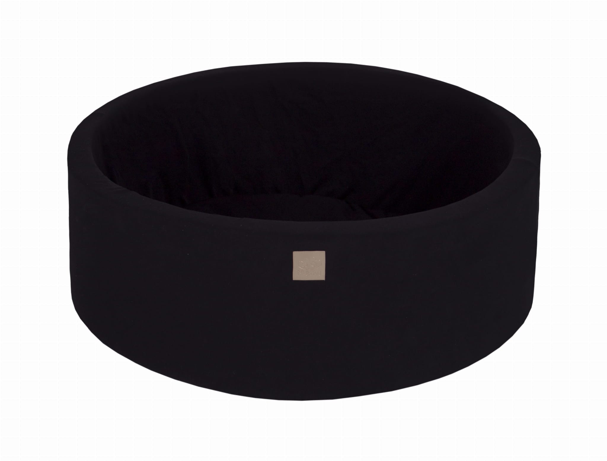 meowbaby-piscine-balles-ronde-90x30-cm-jersey-noir-200-balles image 8