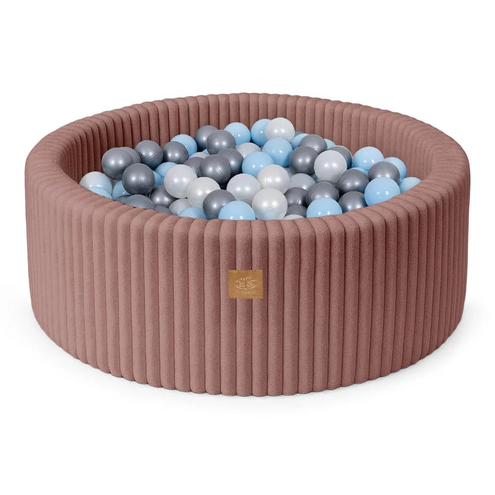 meowbaby-piscine-balles-ronde-90x30-churros-rose-200-balles image 4