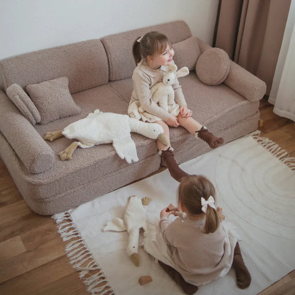 meowbaby-canap-de-jeu-modulable-premium-bearly-peluche-160-cm-8-pi-ces image 1