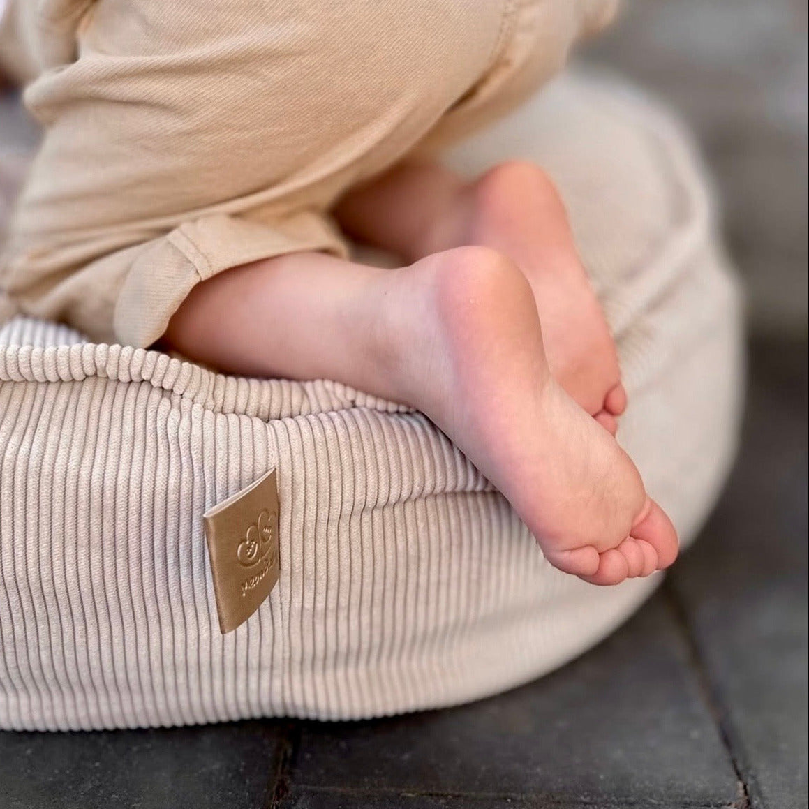 meowbaby-slimcord-coussin-de-sol-rond-velours-corduroy-fines-c-tes image 2