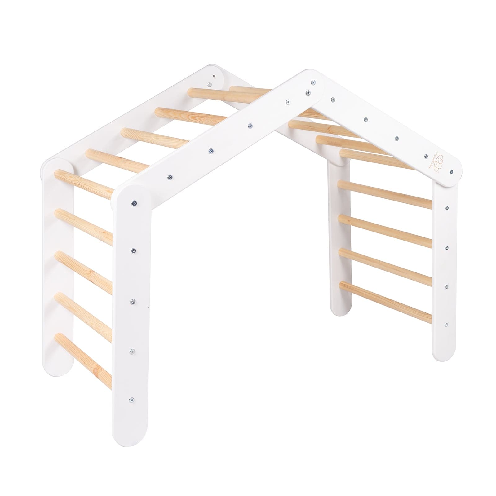 meowbaby-triangle-de-pikler-xl-double-volutif-cabane-bois-option-tente image 7