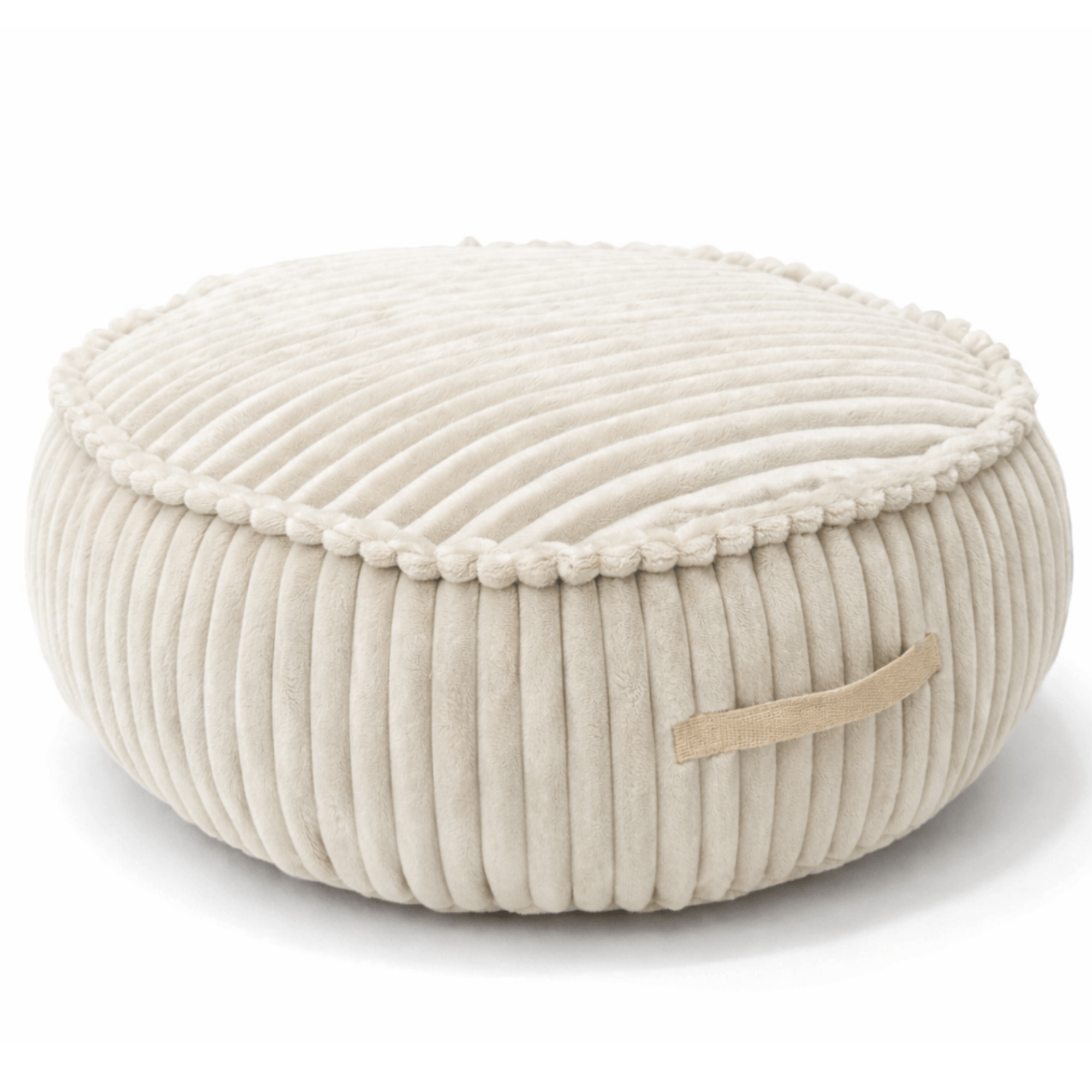 meowbaby-coussin-de-sol-rond-fourrure-c-tel-churros image 1