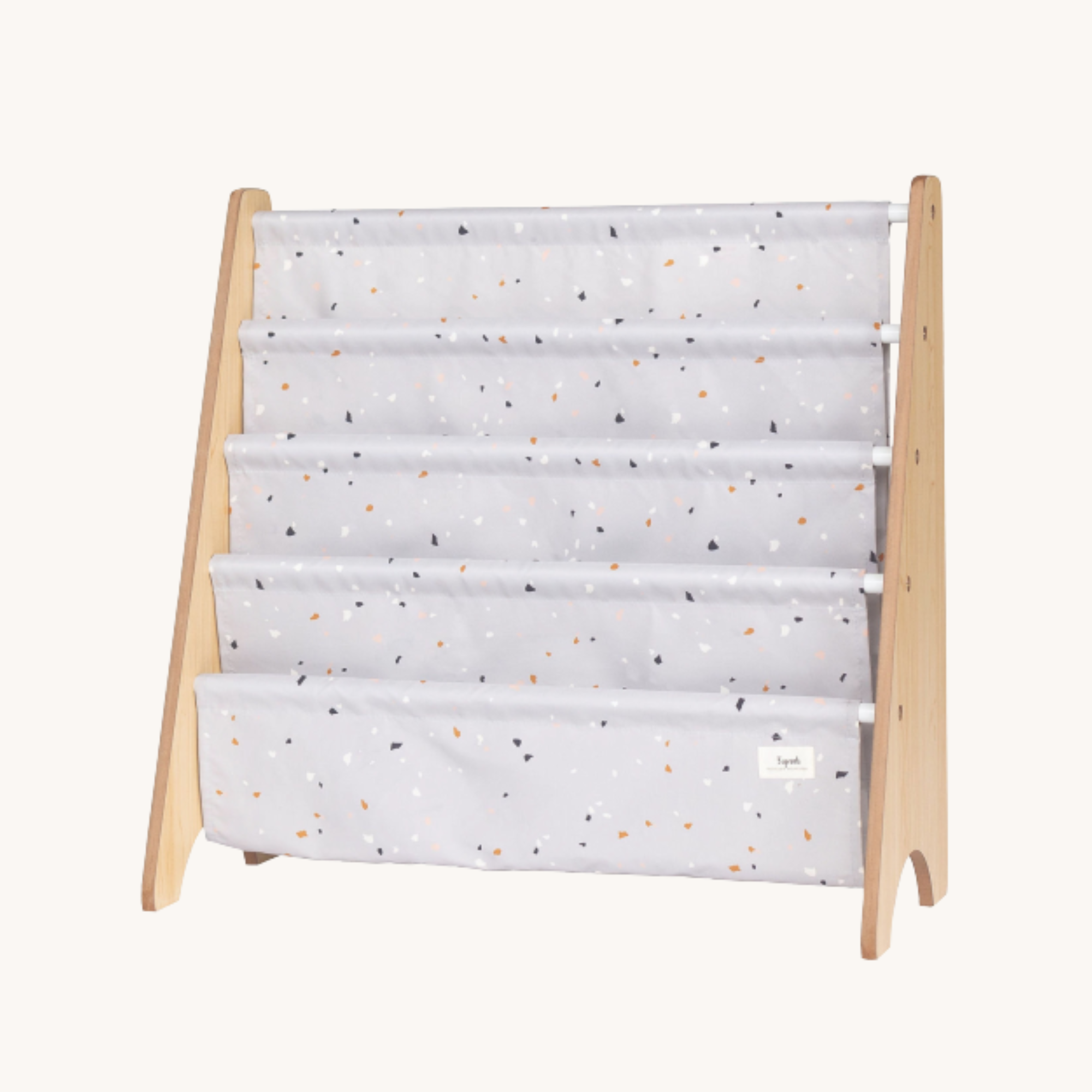 3-sprouts-biblioth-que-enfant-gris-terrazzo-tissu-recycl image 6