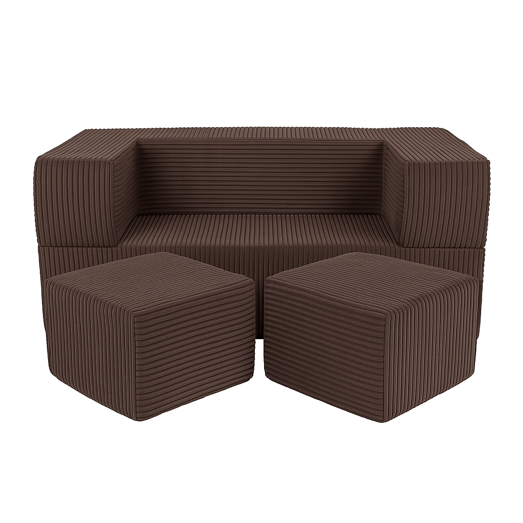 meowbaby-aesthetic-cube-96cm-canap-de-jeu-modulable-4-pi-ces-en-velours-corduroy image 5