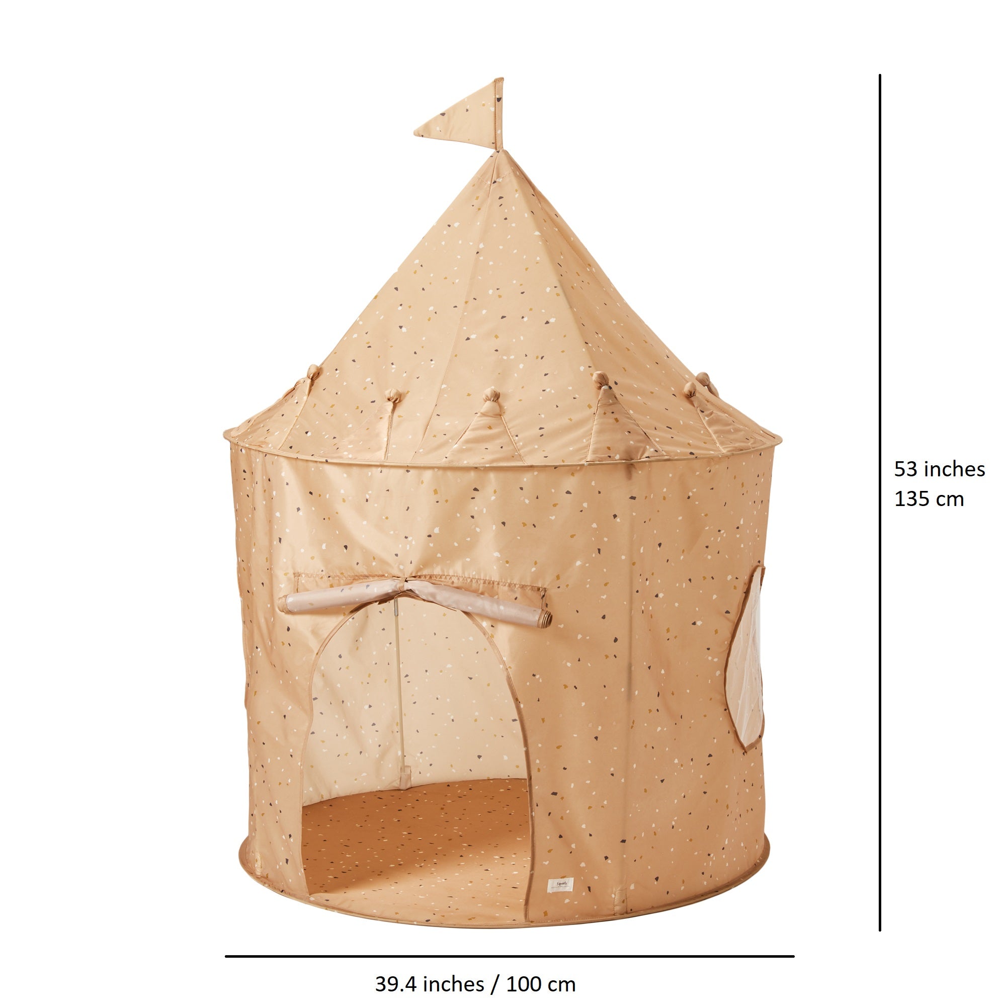 3-sprouts-tente-de-jeu-terrazzo-clay-tente-tissu-recycl-enfant image 3