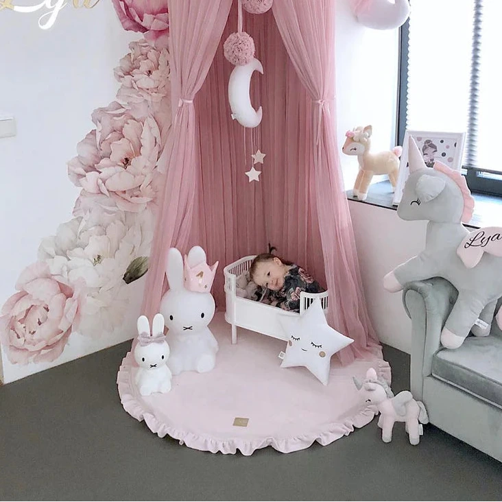 meowbaby-velvet-tapis-de-jeu-et-d-veil-pais-rond-en-velours image 8