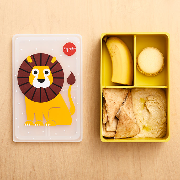 3-sprouts-bo-te-bento-silicone-lion-3-compartiments-43-16-oz image 2