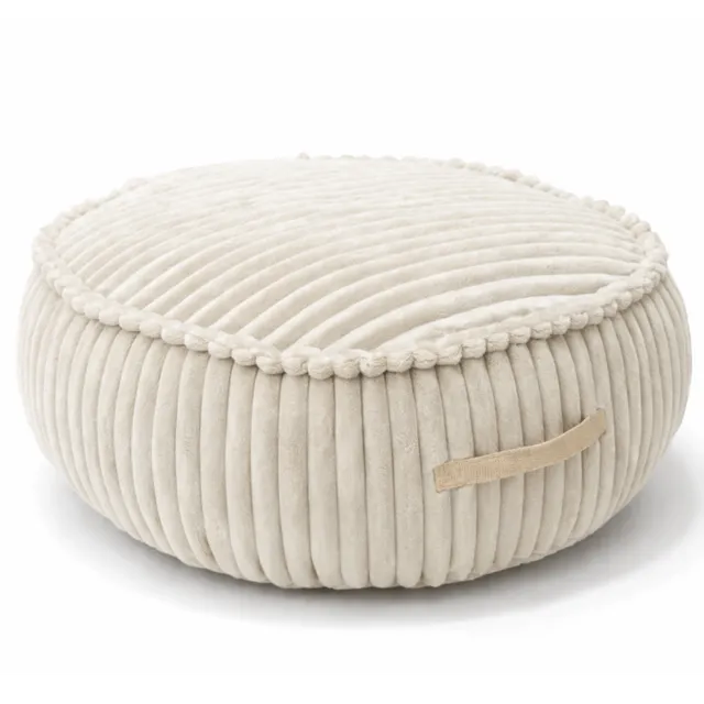 meowbaby-coussin-de-sol-rond-fourrure-c-tel-churros image 1