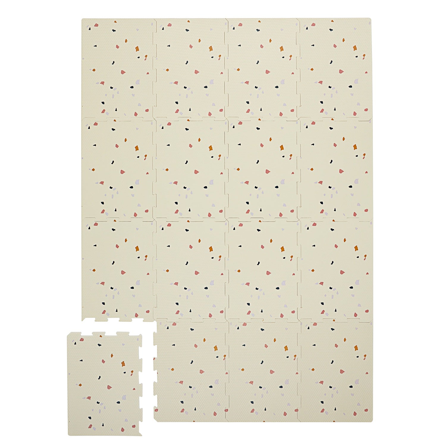 3-sprouts-tapis-puzzle-mousse-eva-terrazzo-cream-16-dalles image 1