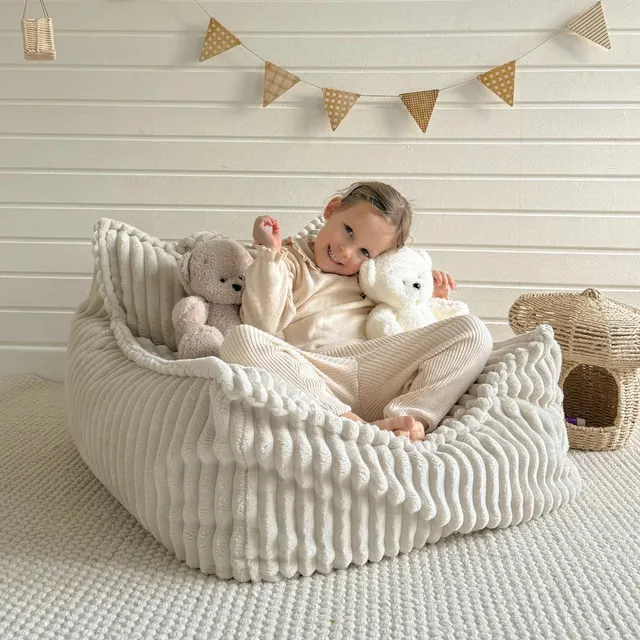 meowbaby-churros-pouf-carr-pouf-poire-velours-c-tel image 1